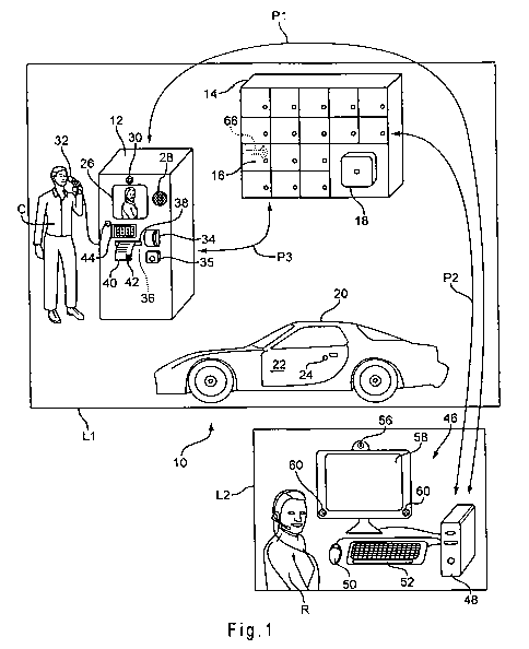 A single figure which represents the drawing illustrating the invention.